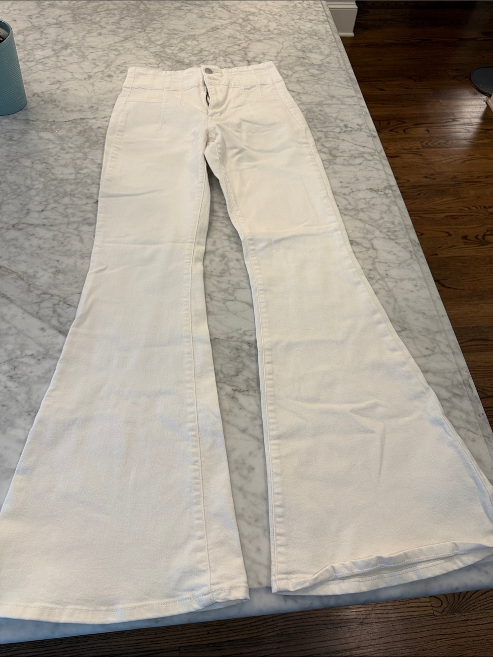 Altar'd State White Flare Jeans